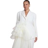 image:imageDramatic Tiered Tulle BlazerCoconut Milk