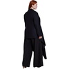 image:imageDraped Strong Shoulder BlazerBlack Onyx