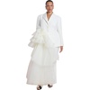 image:imageDramatic Tiered Tulle BlazerCoconut Milk