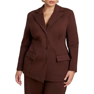 image:imageThe Ultimate Stretch Nipped Waist BlazerChicory Coffee