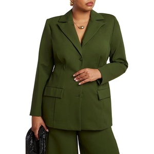image:imageThe Ultimate Stretch Nipped Waist BlazerDark Forest Green
