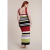 image:imageELOQUII Neckline Detail Striped Sweater DressZesty Stripe
