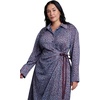 image:imageELOQUII Wrap Detail Maxi DressDots of Burgundy